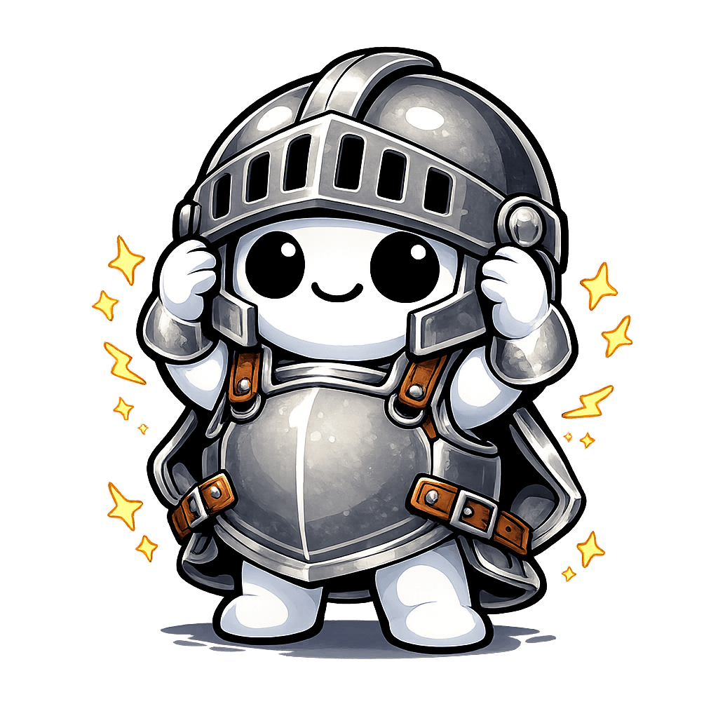 Kodama de Suplepedia, mascota ilustrada de la ficha de beta-alanina.